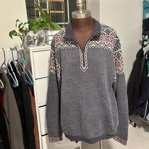 Vineyard Vines Baby Alpaca 1/4 Zip Ski Sweater, Men’s Size Large